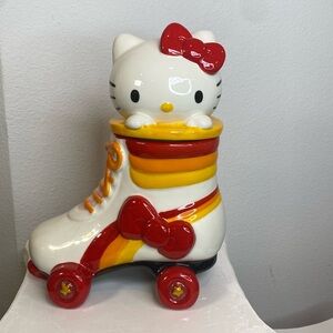 SOLD! Hello kitty Roller Skate Cookie Jar! Brand new w/out tag!